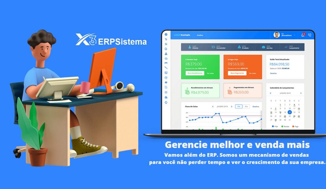X3 Informática, tecnologia especializada em soluções de ERP.